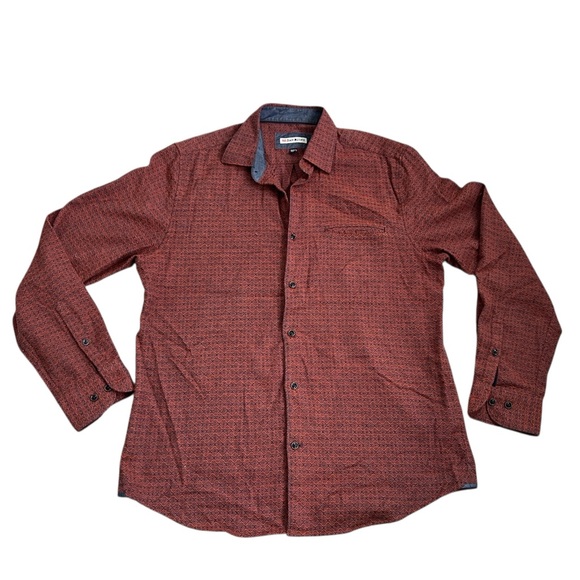 32 Bar Blues Patterned Button Down Shirt - Picture 1 of 10